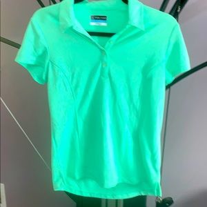 Tommy Bahama Women's Green Polo Shirt